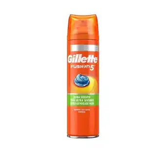 Voordeeldrogisterij Gillette fusion scheergel ultra sensitive - 200 ml aanbieding