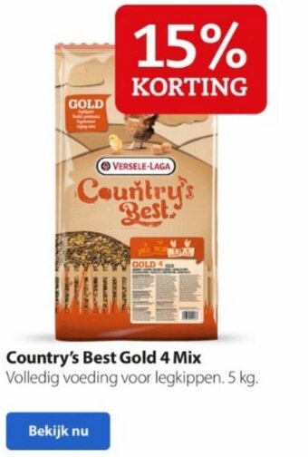 Boerenbond Country's best gold 4 mix aanbieding
