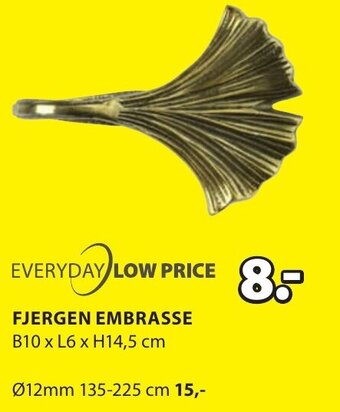 Jysk FJERGEN EMBRASSE B10 x L6 x H14,5 cm aanbieding