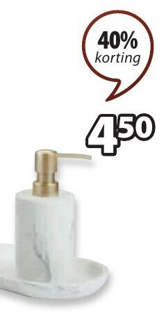 Jysk BERGHEM SERIE Zeepdispenser aanbieding
