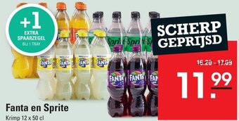 Sligro Fanta en Sprite Krimp 12 x 50 cl aanbieding