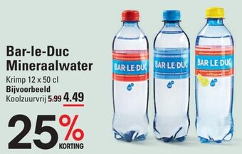 Sligro Bar-le-Duc Mineraalwater aanbieding