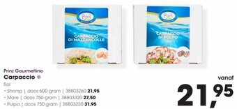 HANOS CARPACCIO aanbieding