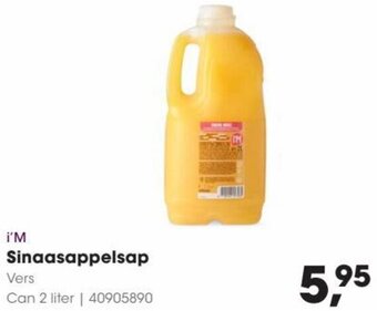 HANOS I'M Sinaasappelsap aanbieding