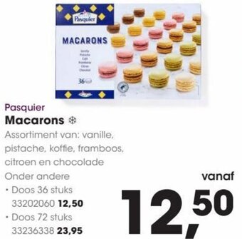 HANOS Pasquier Macarons aanbieding