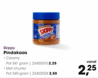 HANOS Skippy Pindakaas aanbieding