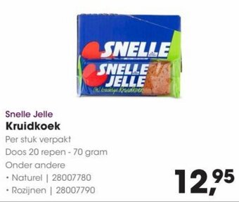 HANOS Snelle Jelle Kruidkoek aanbieding