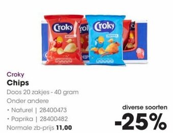 HANOS Croky Chips aanbieding