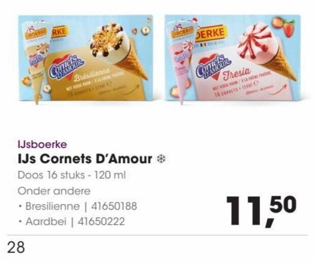 IJs D'Amour > aanbieding bij HANOS