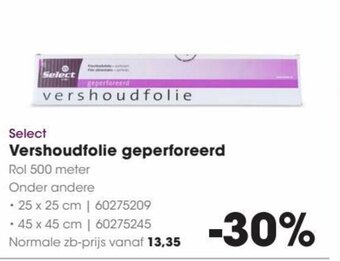 HANOS Select Vershoudfolie geperforeerd aanbieding