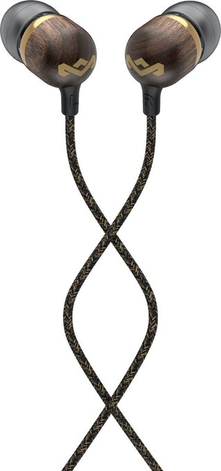 Bol.com House of marley smile jamaica brass oortjes - oordopjes met microfoon en 1knopsbediening aanbieding