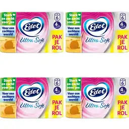 Albert Heijn Edet ultra soft 4-laags 24 rollen aanbieding