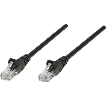 Conrad Intellinet 342063 rj45 netwerkkabel, patchkabel cat 6 u/utp 2.00 m zwart 1 stuk(s) aanbieding