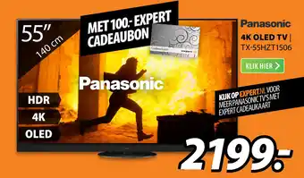 Expert Panasonic 4K OLED TV aanbieding