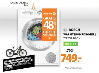 Expert Bosch warmtepompdroger aanbieding