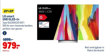 Makro LG smart UHD OLED-tv aanbieding