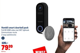 Makro Hombli smart doorbell pack aanbieding