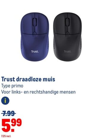 Makro Trust draadloze muis aanbieding