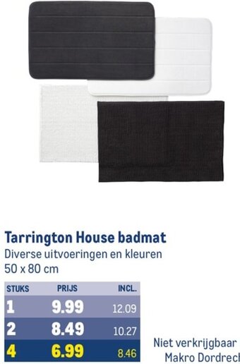 Makro Tarrington House badmat aanbieding