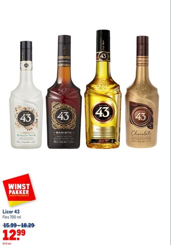 Makro Licor 43 Fles 700 ml aanbieding