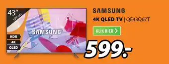 Expert Samsung 4K QLED TV 109 cm aanbieding