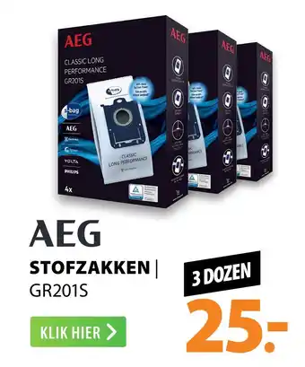 Expert AEG stofzakken aanbieding