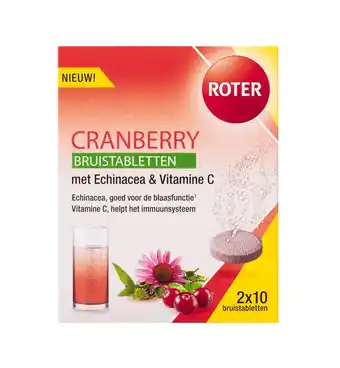 Drogisterij.net Roter bruistabletten cranberry duopack (20brt) aanbieding