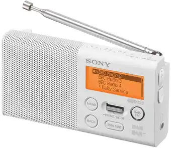 EP Sony xdr-p1dbpw dab+ radio aanbieding