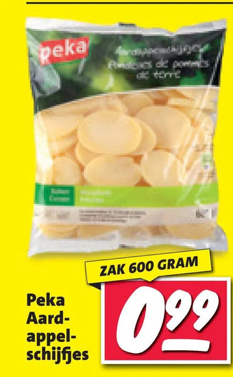 Nettorama Peka aardappelschijfjes aanbieding