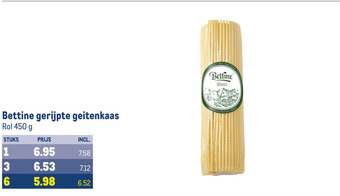 Makro Bettine gerijpte geitenkaas aanbieding