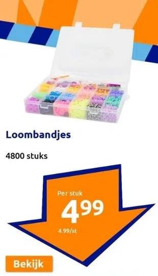 Action Loombandjes aanbieding