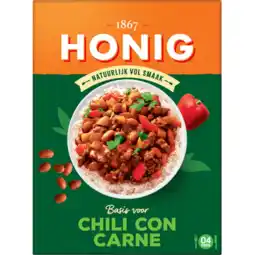 Jumbo Honig natuurlijk vol smaak chili con carne 36g aanbieding