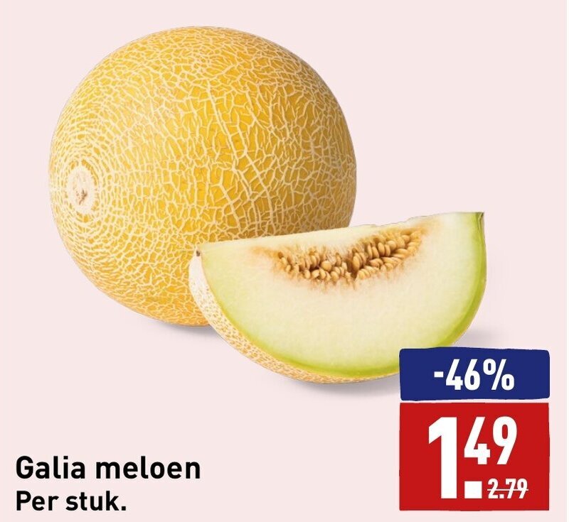 Galia meloen Per stuk. aanbieding bij ALDI