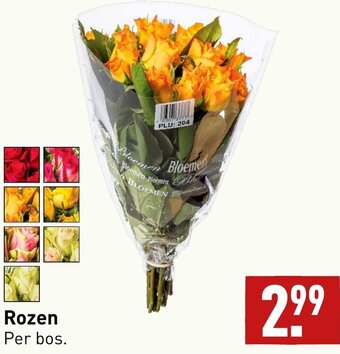 ALDI Rozen Per bos. aanbieding