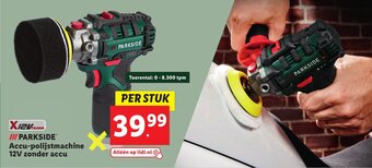 Lidl Accu polijstmachine 12V zonder accu aanbieding