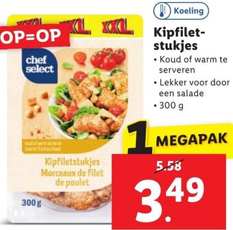 Lidl Kipfiletstukjes 300g aanbieding