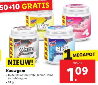 Lidl Kauwgom 84g aanbieding