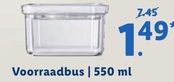 Lidl Voorraadbus  550 ml aanbieding