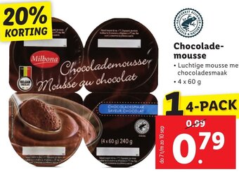 Lidl Chocolademousser aanbieding