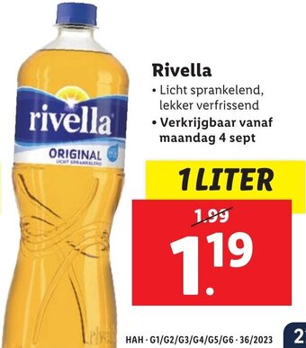 Lidl Rivella 1 LITER aanbieding