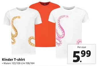 Lidl Kinder T-shirt aanbieding