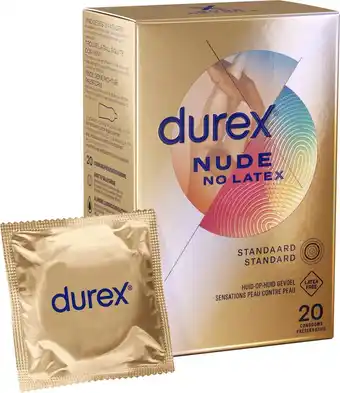 Bol.com Durex condooms - nude - latexvrij - 20 stuks aanbieding