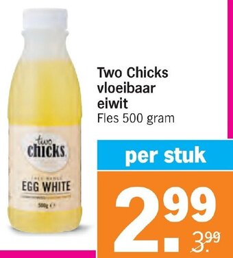 Albert Heijn Two Chicks vloeibaar eiwit Fles 500 gram aanbieding