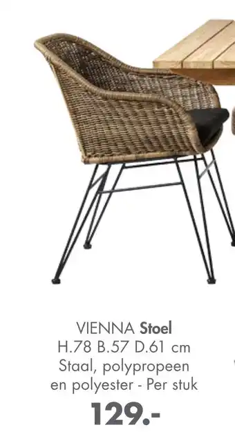 Casa Vienna Stoel 78x57x61 cm aanbieding