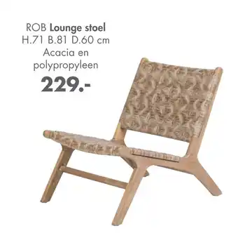 Casa Rob Lounge stoel 71x81x60 cm aanbieding