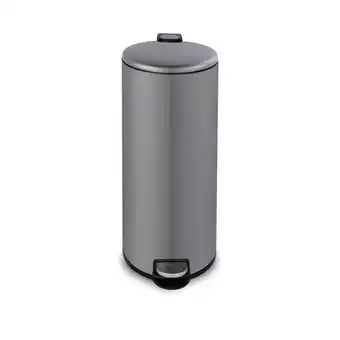 Blokker Blokker pedaalemmer 30 l cool grey aanbieding