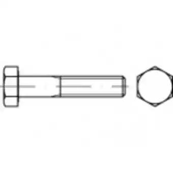 Conrad Toolcraft to-5365131 zeskantbouten m24 120 mm buitenzeskant iso 4014 rvs a4 1 stuk(s) aanbieding