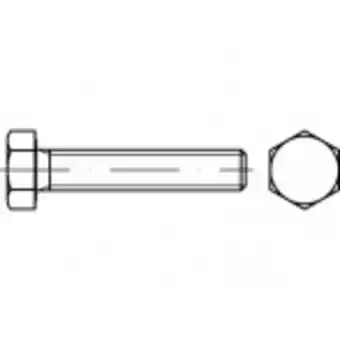 Conrad Toolcraft to-5410791 zeskantbouten m20 230 mm buitenzeskant iso 4017 staal galvanisch verzinkt 1 stuk(s) aanbieding