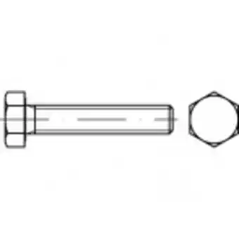 Conrad Toolcraft to-5410992 zeskantbouten m27 110 mm buitenzeskant iso 4017 staal galvanisch verzinkt 1 stuk(s) aanbieding