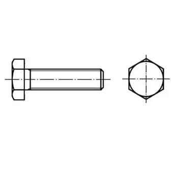 Conrad Toolcraft 133832 zeskantbouten m12 50 mm buitenzeskant din 961 staal 100 stuk(s) aanbieding